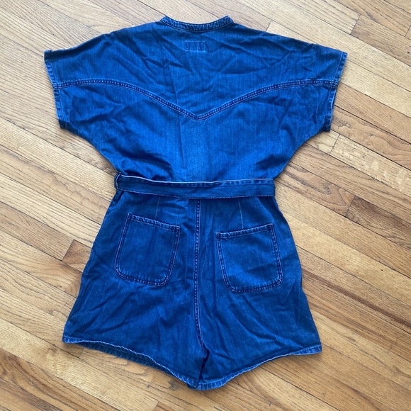 Frank & Oak Denim Romper - Picture 2 of 6